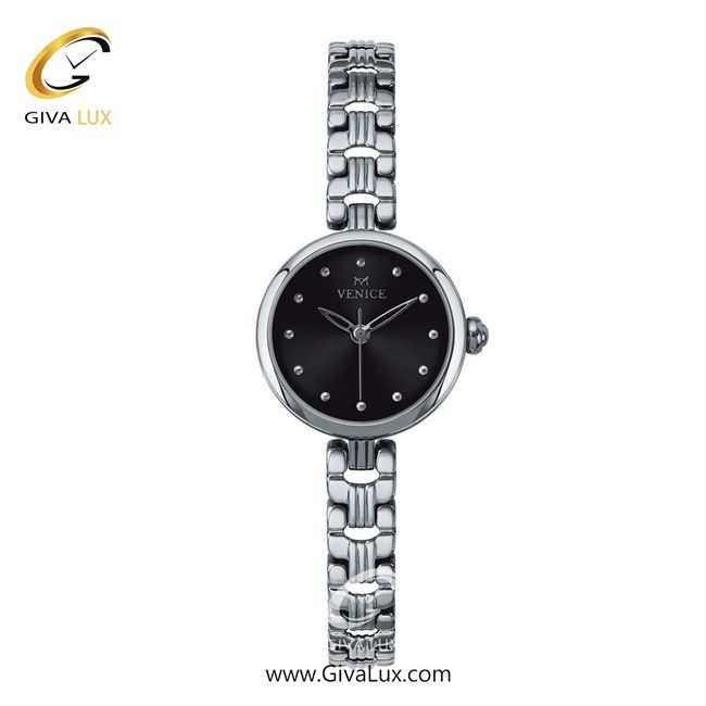 ساعت مچی اورجینال زنانه ونیز نقره ای | نقره ای| مشکی| کد رفرنس V801361411