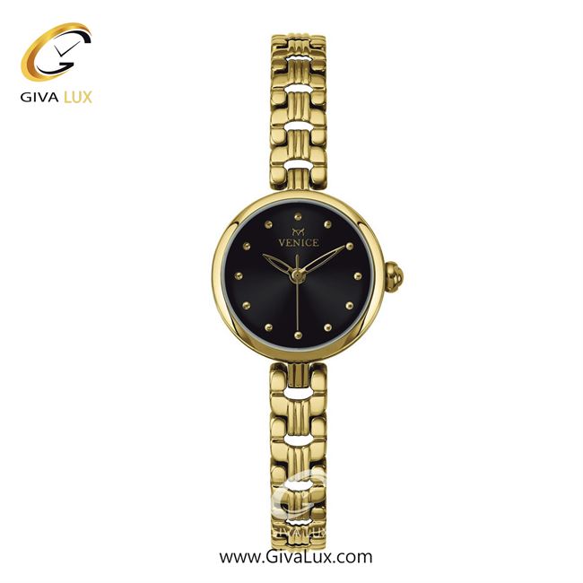ساعت مچی اورجینال زنانه ونیز طلایی | طلایی| مشکی| کد رفرنس V801362501