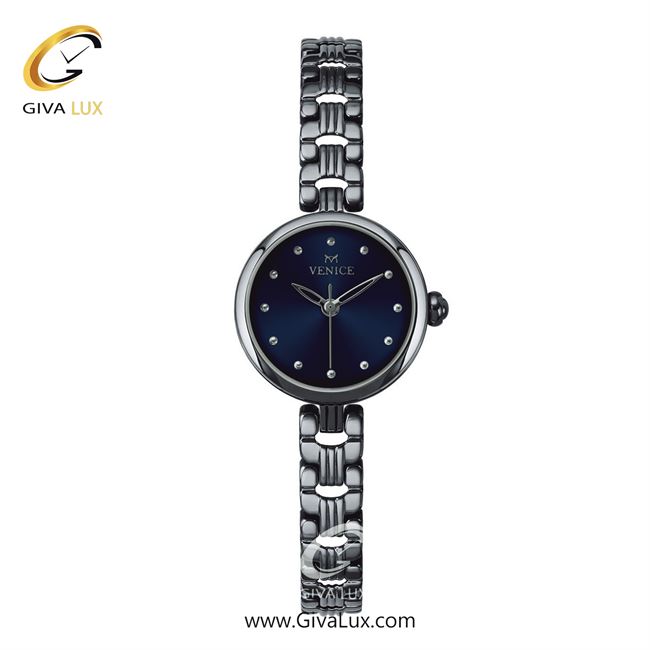 ساعت مچی اورجینال زنانه ونیز تیتانیوم | تیتانیوم| سرمه ای| کد رفرنس V801364801