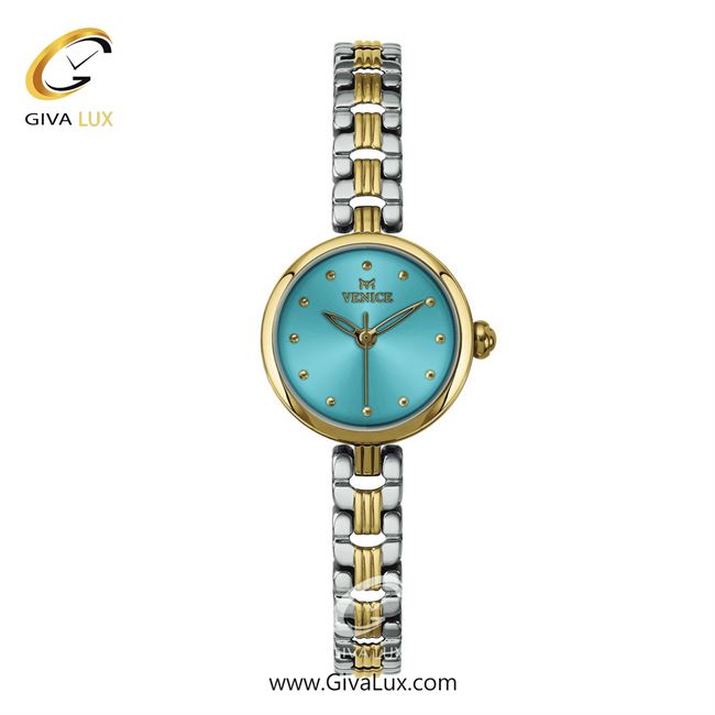 ساعت مچی اورجینال زنانه ونیز طلایی | نقره ای-طلایی| سبزآبی| کد رفرنس V801365511