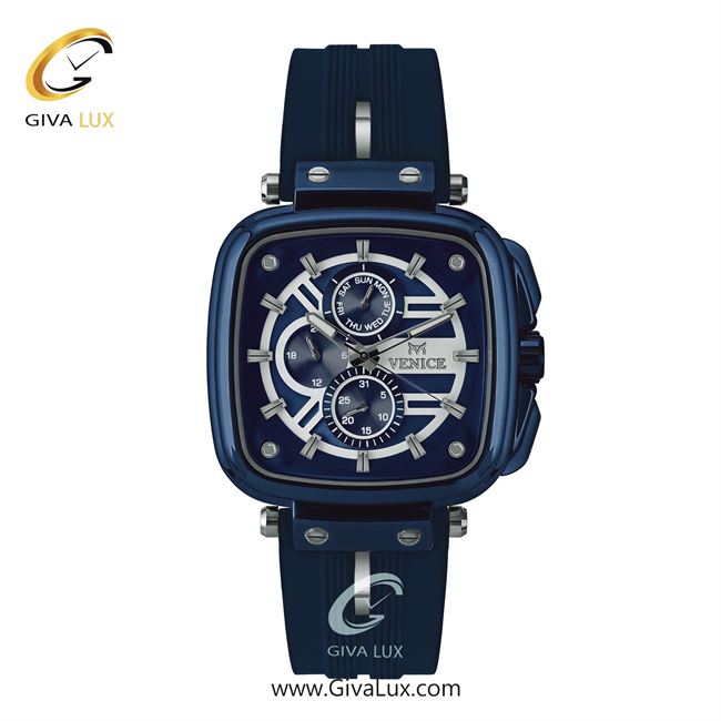 ساعت مچی اورجینال مردانه ونیز سه موتوره فول تایم سرمه ای | سرمه ای| سرمه ای| کد رفرنس V801385102