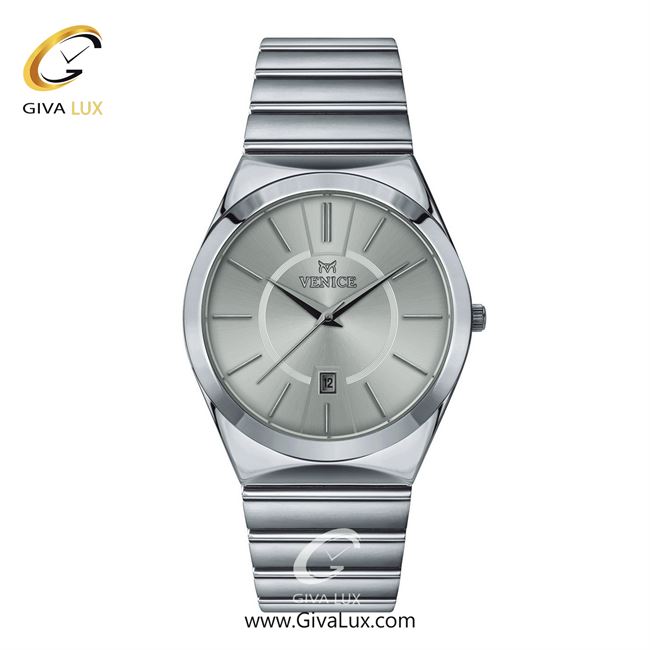 ساعت مچی اورجینال مردانه ونیز نقره ای | نقره ای| نقره ای| کد رفرنس V801401102