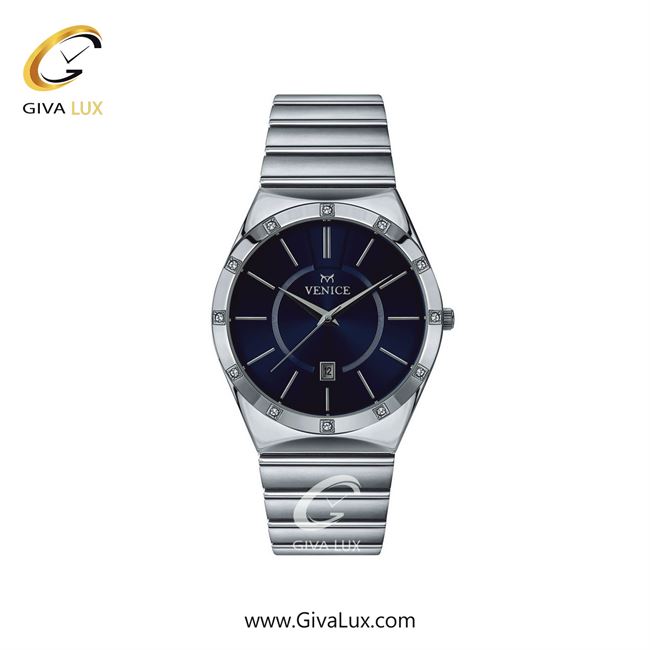ساعت مچی اورجینال زنانه ونیز نقره ای | نقره ای| سرمه ای| کد رفرنس V801401401