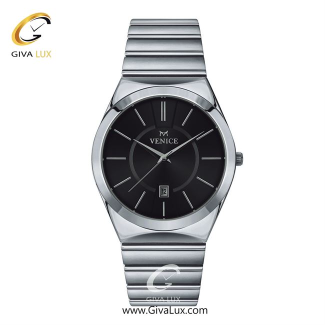ساعت مچی اورجینال مردانه ونیز نقره ای | نقره ای| مشکی| کد رفرنس V801401502