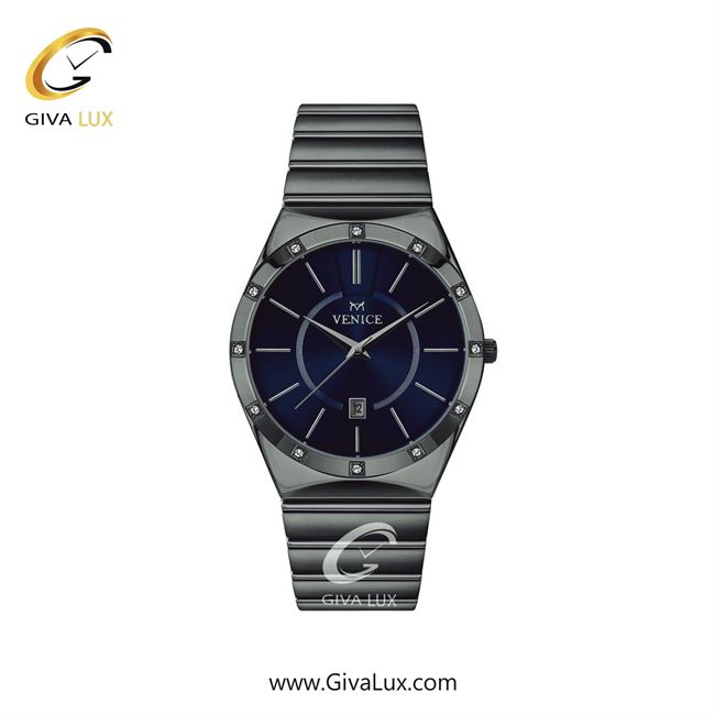 ساعت مچی اورجینال زنانه ونیز تیتانیوم | تیتانیوم| سرمه ای| کد رفرنس V801404801