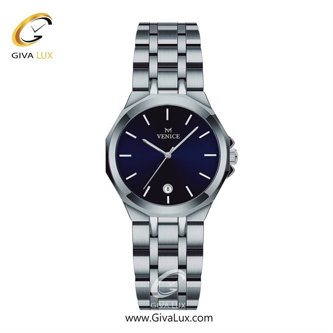 ساعت مچی اورجینال زنانه ونیز نقره ای | نقره ای| سرمه ای| کد رفرنس V801451401