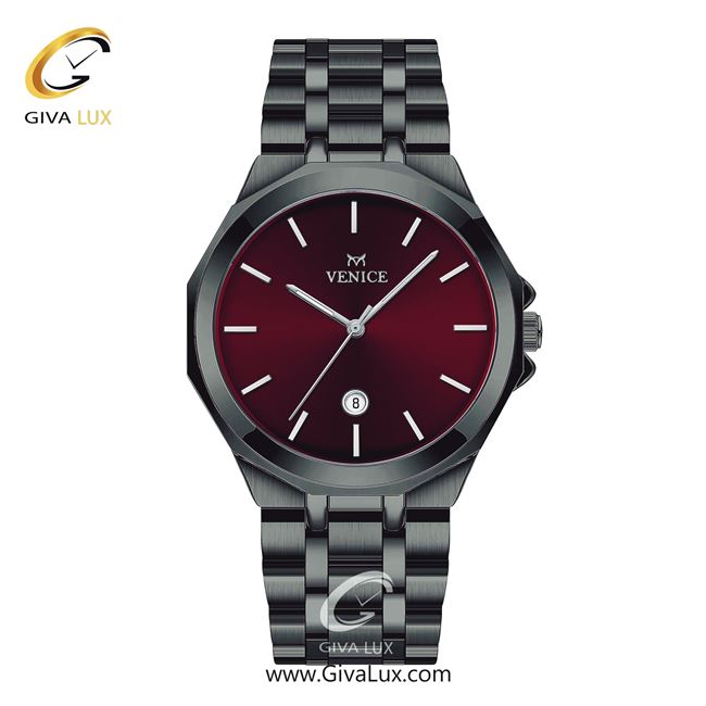 ساعت مچی اورجینال مردانه ونیز تیتانیوم | تیتانیوم| زرشکی| کد رفرنس V801454702