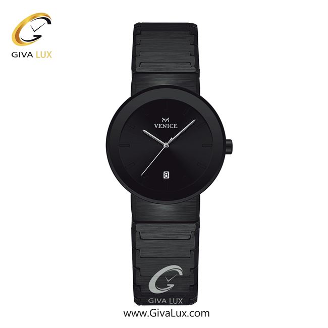 ساعت مچی اورجینال زنانه ونیز تیتانیوم | تیتانیوم(زغالی)| مشکی| کد رفرنس V801464101