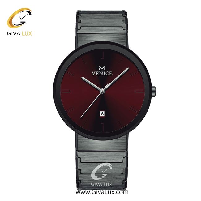 ساعت مچی اورجینال مردانه ونیز تیتانیوم | تیتانیوم| زرشکی| کد رفرنس V801464702