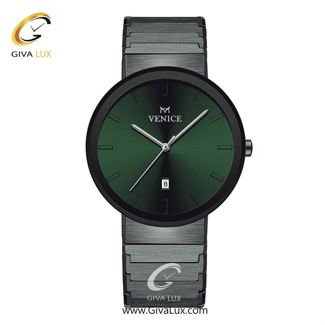 ساعت مچی اورجینال مردانه ونیز تیتانیوم | تیتانیوم| سبز یشمی تیره| کد رفرنس V801464902