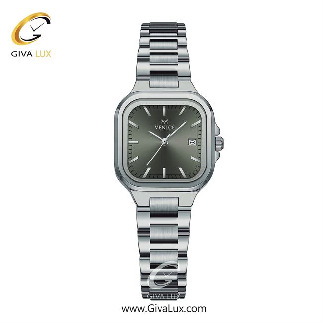 ساعت مچی اورجینال زنانه ونیز نقره ای | نقره ای| دودی|تیتانیوم| کد رفرنس V801471201