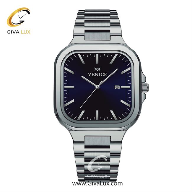ساعت مچی اورجینال مردانه ونیز نقره ای | نقره ای| سرمه ای| کد رفرنس V801471402