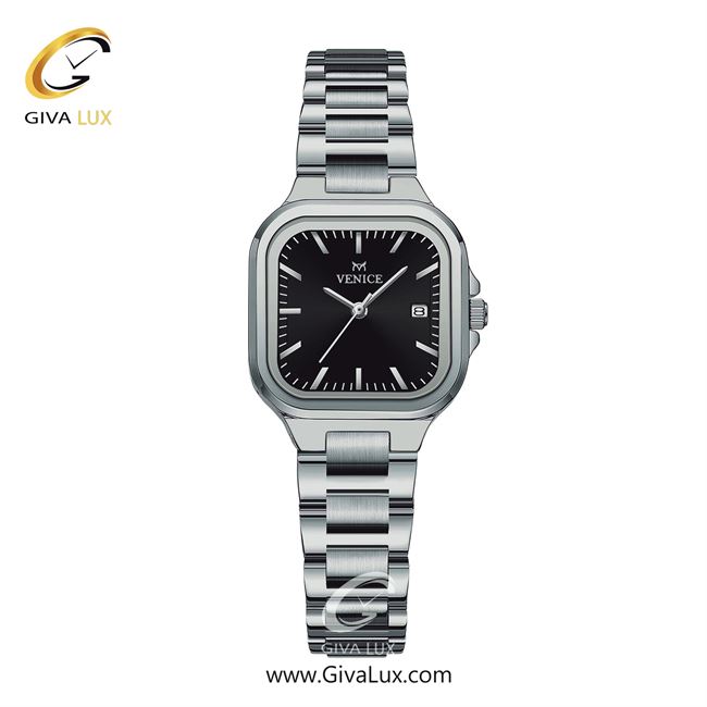 ساعت مچی اورجینال زنانه ونیز نقره ای | نقره ای| مشکی| کد رفرنس V801471501