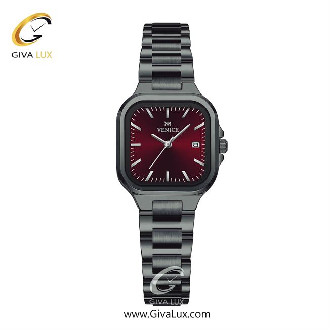 ساعت مچی اورجینال زنانه ونیز تیتانیوم | تیتانیوم| زرشکی| کد رفرنس V801474701