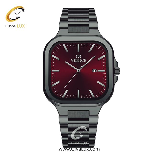 ساعت مچی اورجینال مردانه ونیز تیتانیوم | تیتانیوم| زرشکی| کد رفرنس V801474702
