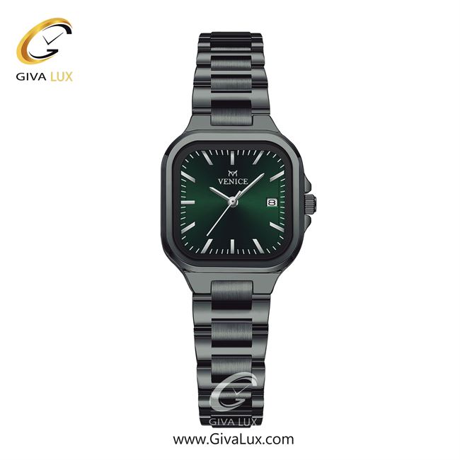 ساعت مچی اورجینال زنانه ونیز تیتانیوم | تیتانیوم| سبز یشمی تیره| کد رفرنس V801474901