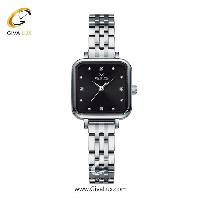 ساعت مچی اورجینال زنانه ونیز نقره ای | نقره ای| مشکی| کد رفرنس V801711501