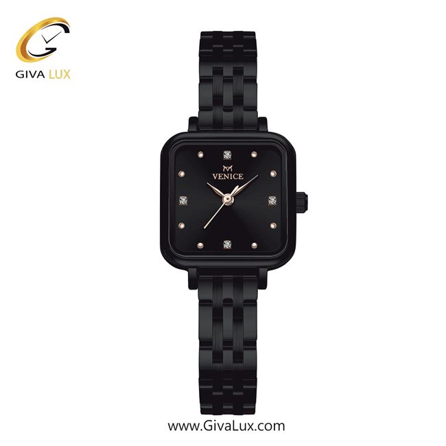 ساعت مچی اورجینال زنانه ونیز مشکی | مشکی| مشکی| کد رفرنس V801714101