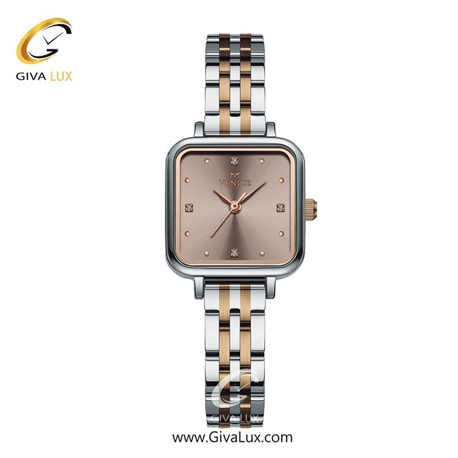 ساعت مچی اورجینال زنانه ونیز نقره ای-رزگلد | رزگلد-نقره ای| شامپاینی| کد رفرنس V801716101