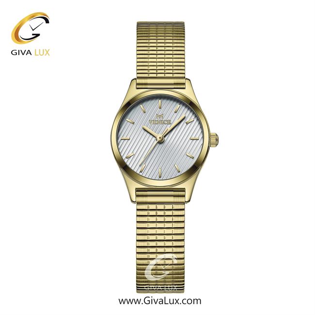 ساعت مچی اورجینال زنانه ونیز طلایی | طلایی| نقره ای| کد رفرنس V801722101