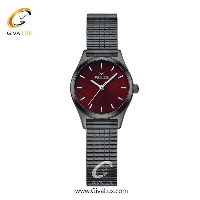 ساعت مچی اورجینال زنانه ونیز تیتانیوم | تیتانیوم| زرشکی| کد رفرنس V801724701