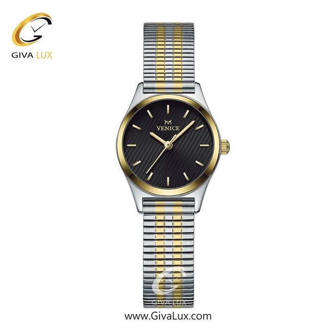 ساعت مچی اورجینال زنانه ونیز طلایی-نقره ای | نقره ای-طلایی| مشکی| کد رفرنس V801725601