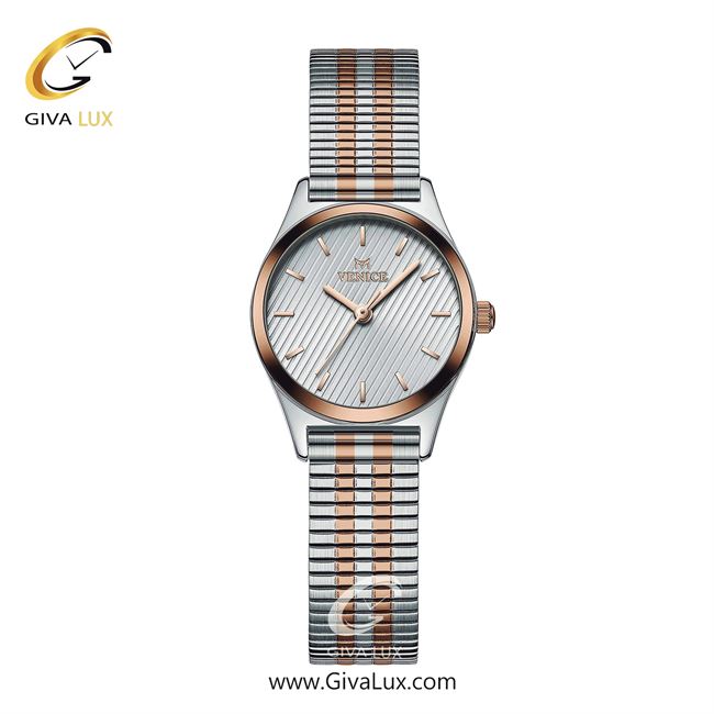 ساعت مچی اورجینال زنانه ونیز رزگلد-نقره ای | نقره ای-رزگلد| نقره ای| کد رفرنس V801726001