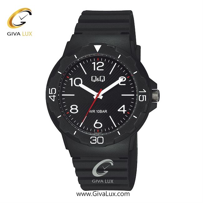 ساعت مچی اورجینال مردانه کیو اند کیو Q&Q مشکی | مشکی| مشکی| کد رفرنس V02A-003VY
