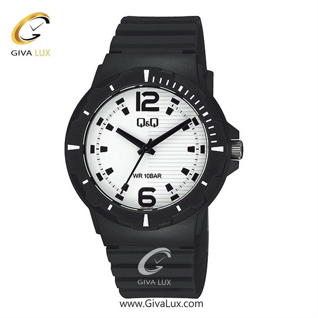 ساعت مچی اورجینال مردانه کیو اند کیو Q&Q مشکی | مشکی| سفید| کد رفرنس V02A-005VY