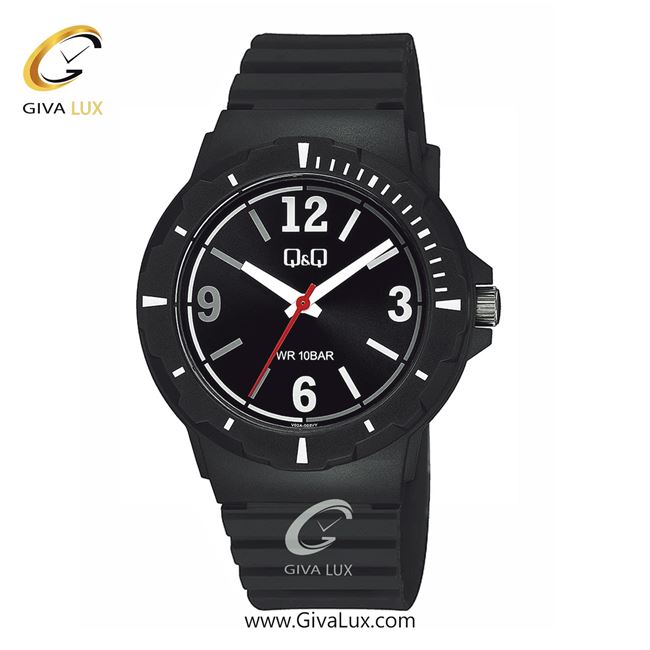 ساعت مچی اورجینال مردانه کیو اند کیو Q&Q مشکی | مشکی| مشکی| کد رفرنس V02A-008VY