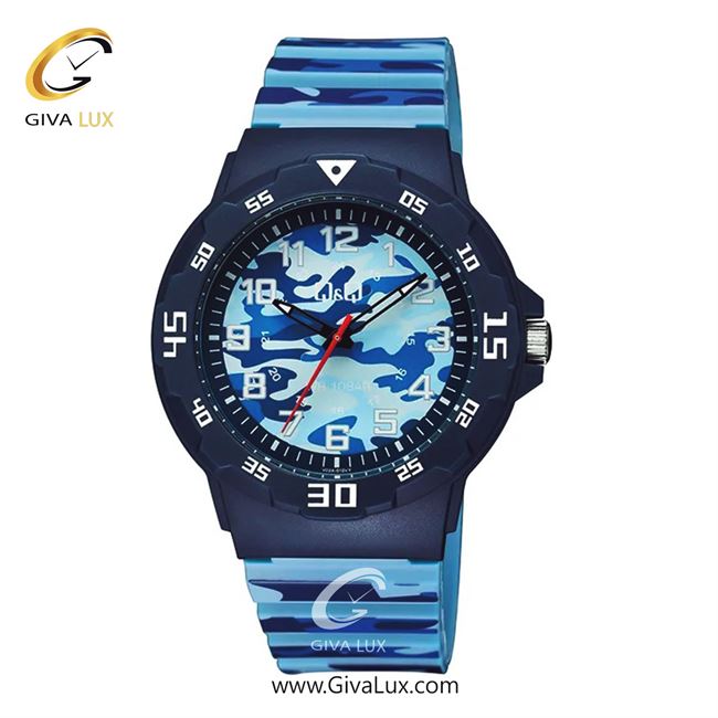 ساعت مچی اورجینال مردانه کیو اند کیو Q&Q سرمه ای | آبی-چریکی| آبی-چریکی| کد رفرنس V02A-010VY