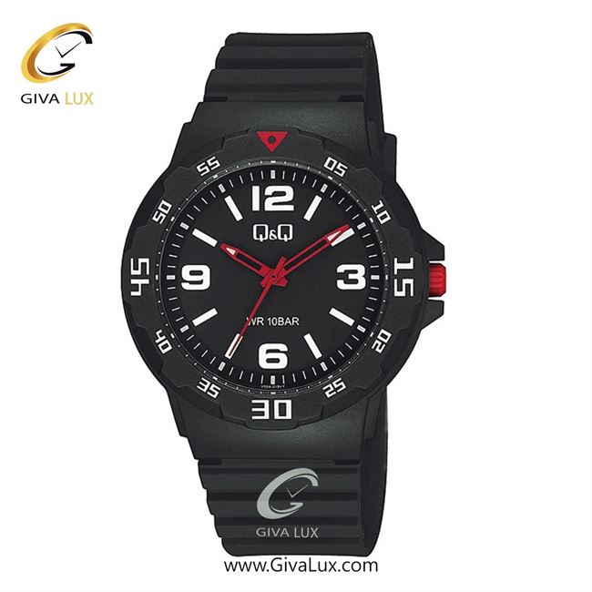 ساعت مچی اورجینال مردانه کیو اند کیو Q&Q مشکی | مشکی| مشکی| کد رفرنس V02A-013VY