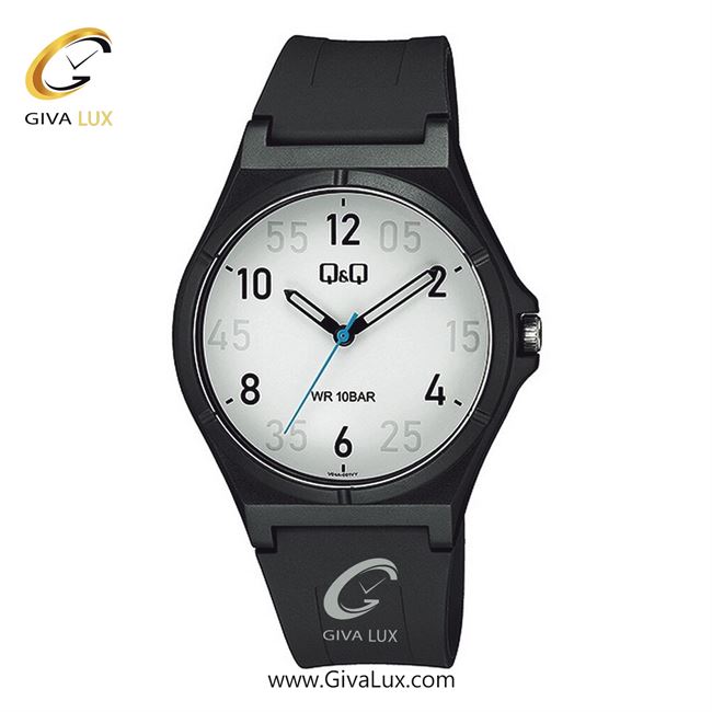 ساعت مچی اورجینال مردانه کیو اند کیو Q&Q مشکی | مشکی| نقره ای| کد رفرنس V04A-001VY