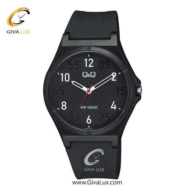ساعت مچی اورجینال مردانه کیو اند کیو Q&Q مشکی | مشکی| مشکی| کد رفرنس V04A-002VY