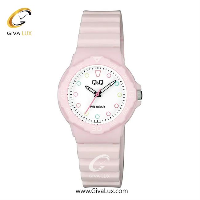 ساعت مچی اورجینال زنانه کیو اند کیو Q&Q صورتی | صورتی| سفید| کد رفرنس V07A-001VY