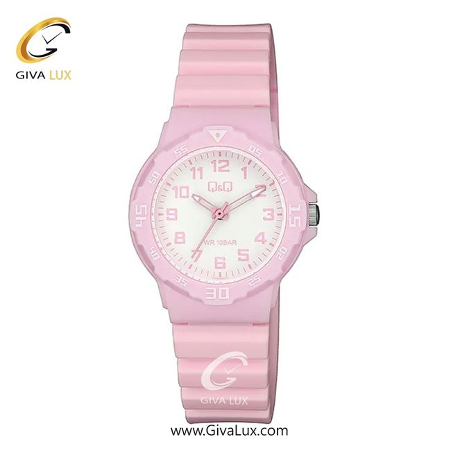 ساعت مچی اورجینال زنانه کیو اند کیو Q&Q صورتی | صورتی| سفید| کد رفرنس V07A-007VY