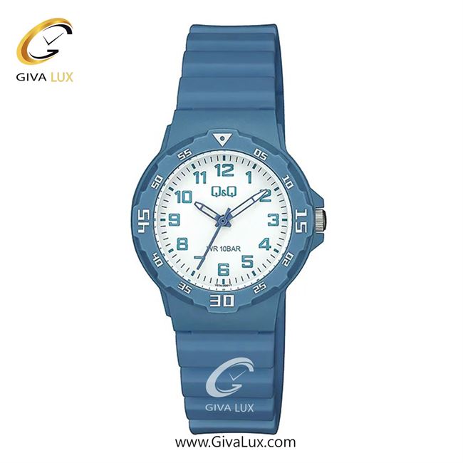 ساعت مچی اورجینال زنانه کیو اند کیو Q&Q آبی | آبی| سفید| کد رفرنس V07A-008VY