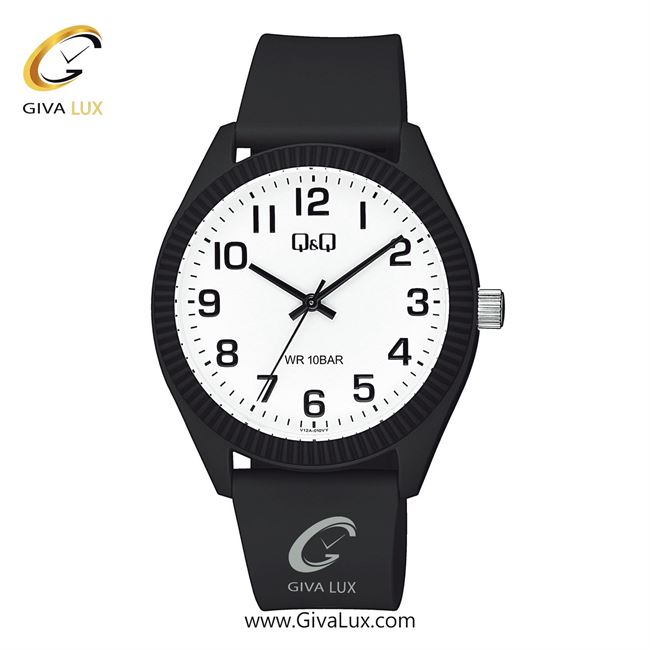 ساعت مچی اورجینال مردانه کیو اند کیو Q&Q مشکی | مشکی| سفید| کد رفرنس V12A-010VY