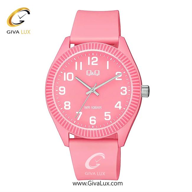 ساعت مچی اورجینال مردانه کیو اند کیو Q&Q صورتی | صورتی| صورتی| کد رفرنس V12A-003VY