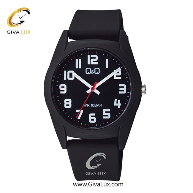ساعت مچی اورجینال مردانه کیو اند کیو Q&Q مشکی | مشکی| مشکی| کد رفرنس V13A-002VY