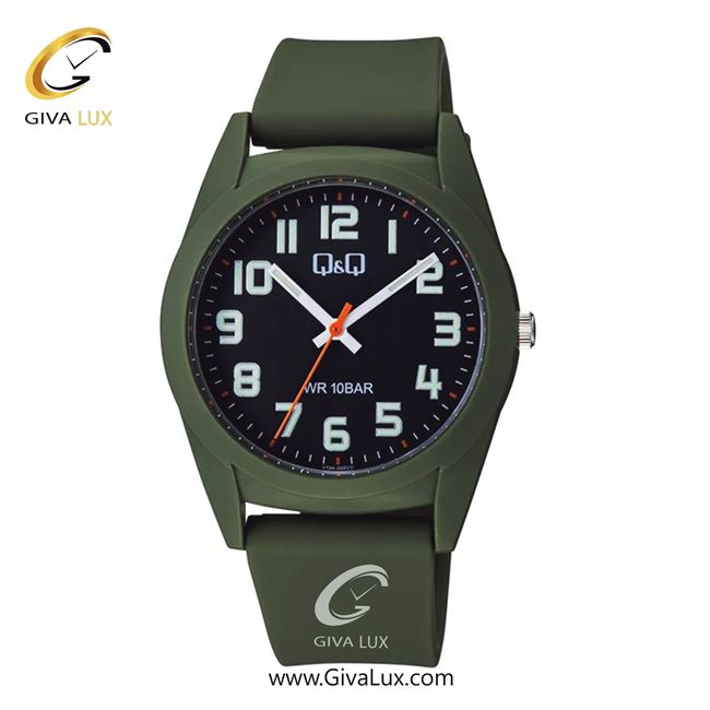 ساعت مچی اورجینال مردانه کیو اند کیو Q&Q سبز | سبز| مشکی| کد رفرنس V13A-005VY