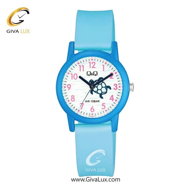 ساعت مچی اورجینال بچه گانه کیو اند کیو Q&Q آبی | آبی| سفید| کد رفرنس V23A-011VY