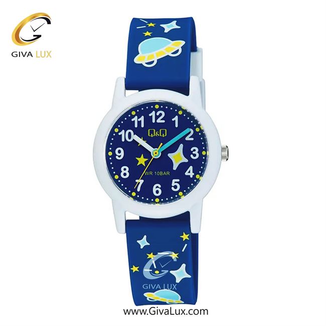 ساعت مچی اورجینال بچه گانه کیو اند کیو Q&Q سفید | آبی| سرمه ای| کد رفرنس V23A-017VY