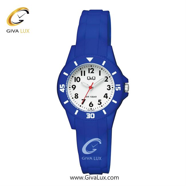 ساعت مچی اورجینال زنانه کیو اند کیو Q&Q سرمه ای | سرمه ای| سفید| کد رفرنس V26A-008VY