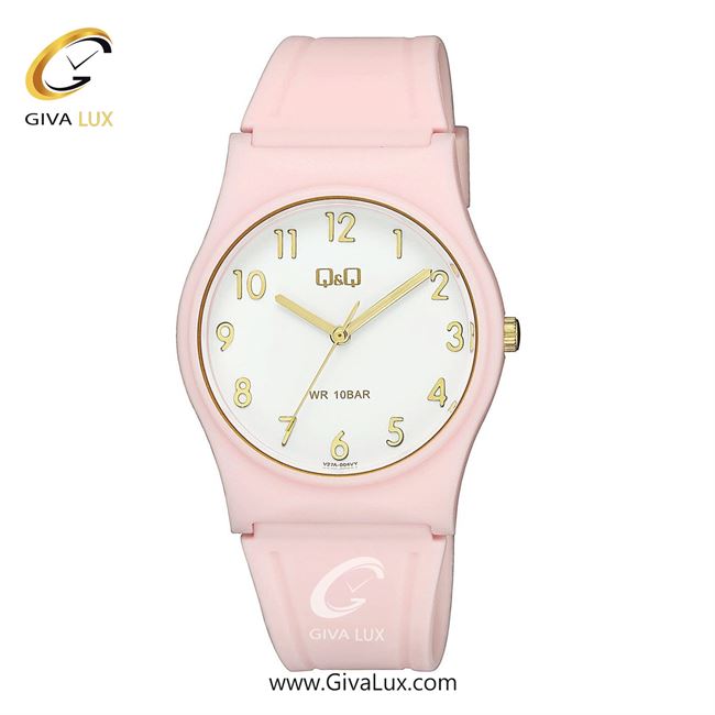 ساعت مچی اورجینال زنانه کیو اند کیو Q&Q صورتی | صورتی| سفید| کد رفرنس V27A-004VY