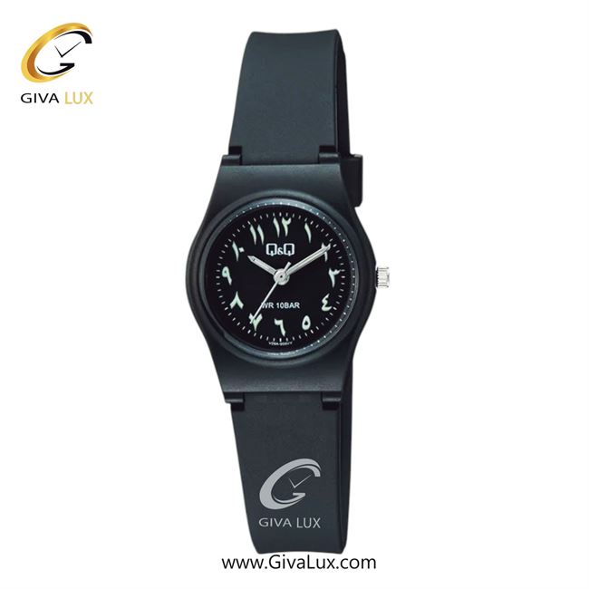 ساعت مچی اورجینال زنانه کیو اند کیو Q&Q مشکی | مشکی| مشکی| کد رفرنس V28A-009VY