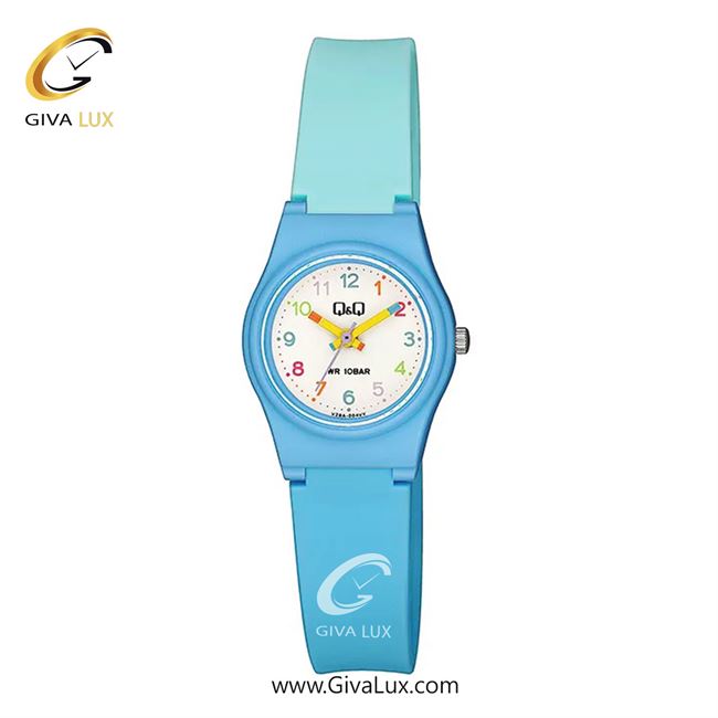 ساعت مچی اورجینال زنانه کیو اند کیو Q&Q آبی | آبی| سفید| کد رفرنس V28A-004VY