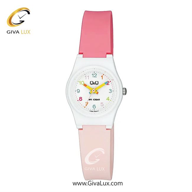 ساعت مچی اورجینال زنانه کیو اند کیو Q&Q سفید | صورتی| سفید| کد رفرنس V28A-005VY