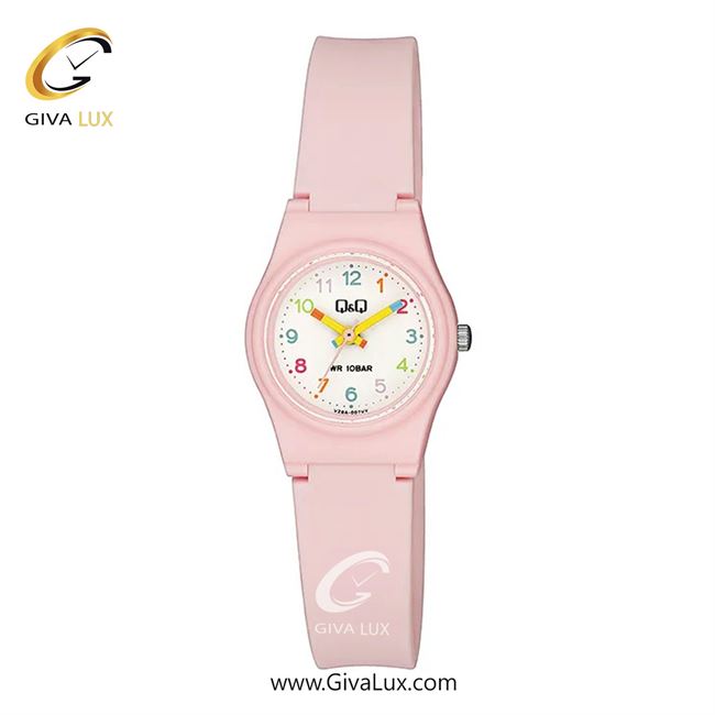 ساعت مچی اورجینال زنانه کیو اند کیو Q&Q صورتی | صورتی| سفید| کد رفرنس V28A-007VY