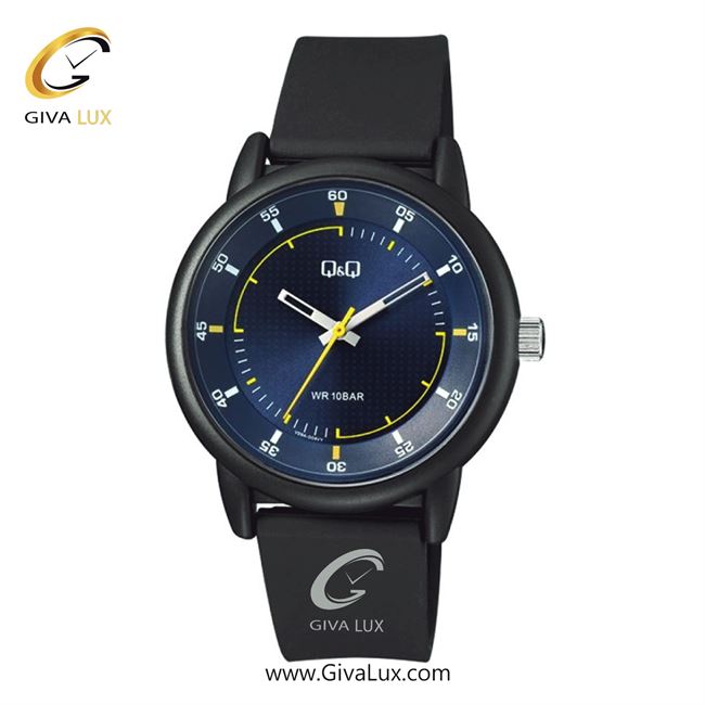 ساعت مچی اورجینال مردانه کیو اند کیو Q&Q مشکی | مشکی| سرمه ای| کد رفرنس V29A-004VY